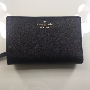 Black sparkle brand new condition Kate Spade